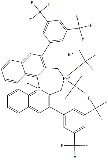 Structure of (11bS)-4,4-Dibutyl-4,5-dihydro-2,6-bis[3,5-bis(trifluoroMethyl)phenyl]-3H-dinaphtho[2,1-c:1′,2′-e]phosphepiniuM broMide