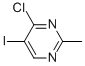 Structure of 4-CHLORO-5-IODO-2-METHYL-PYRIMIDINE