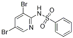Structure of N-(3,5-dibromopyridin-2-yl)benzenesulfonAmide
