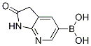 Structure of 2-OXO-2,3-DIHYDRO-1H-PYRROLO[2,3-B]PYRIDIN-5-YLBORONIC ACID