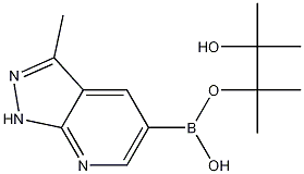 Structure of 3-Methyl-1H-pyrazolo[3,4-b]pyridine-5-boronic acid pinacol ester
