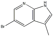 Structure of 5-bromo-3-methyl-1H-pyrrolo[2,3-b]pyridine