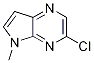 Structure of 5H-Pyrrolo[2,3-b]pyrazine, 3-chloro-5-Methyl-