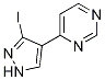 Structure of PyriMidine, 4-(3-iodo-1H-pyrazol-4-yl)-