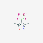 Potassium 3,5-dimethylisoxazole-4-yltrifluoroborate结构式