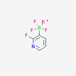 Potassium Trifluoro-(2-fluoro-3-pyridyl)boranuide结构式