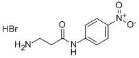 Structure of H-BETA-ALA-PNA HBR
