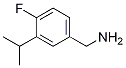 4-氟-3-(1-甲基乙基)苯甲胺结构式