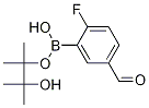 Structure of 2-Fluoro-5-formylphenylboronic acid pinacol ester