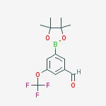 3-(4,4,5,5-Tetramethyl-1,3,2-dioxaborolan-2-yl)-5-(trifluoromethoxy)benzaldehyde结构式