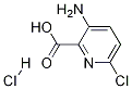 Structure of 3-Amino-6-chloropyridine-2-carboxylic acid hydrochloride