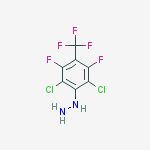 Structure of 2,6-Dichloro-3,5-difluoro-4-(trifluoromethyl)phenylhydrazine