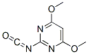 Structure of 2-ISOCYANATO-4,6-DIMETHOXYPYRIMIDINE