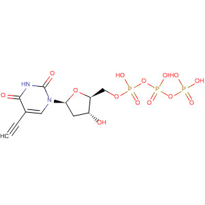 Uridine 5'-(tetrahydrogen triphosphate), 2'-deoxy-5-ethynyl-结构式
