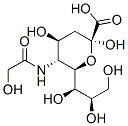 N-羟乙酰神经氨酸结构式