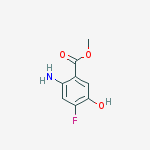 Structure of 2-Amino-4-fluoro-5-hydroxybenzoic acid methyl ester