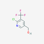 Structure of 2-Chloro-3-(trifluoromethyl)-5-hydroxymethylpyridine