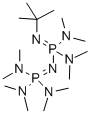 Structure of 1-TERT-BUTYL-2,2,4,4,4-PENTAKIS(DIMETHYLAMINO)-2LAMBDA5,4LAMBDA5-CATENADI(PHOSPHAZENE)