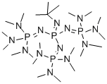 Structure of 1-TERT-BUTYL-4,4,4-TRIS(DIMETHYLAMINO)-2,2-BIS[TRIS(DIMETHYLAMINO)-PHOSPHORANYLIDE-NAMINO]-2LAMBDA5,4LAMBDA5-CATENADI(PHOSPHAZENE)