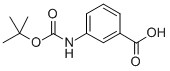 Structure of BOC-3-AMINOBENZOIC ACID