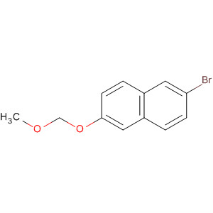 Structure of Naphthalene, 2-bromo-6-(methoxymethoxy)-