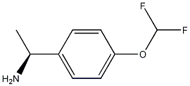 Structure of Benzenemethanamine, 4-(difluoromethoxy)-.alpha.-methyl-, (.alpha.S)-
