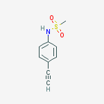 Structure of N-(4-ethynylphenyl)methanesulfonamide