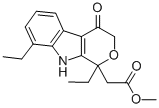 Structure of 1,8-Diethyl-1,3,4,9-tetrahydro-4-oxo-pyrano[3,4-b]indole-1-acetic Acid Methyl Ester