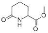Structure of METHYL 6-OXOPIPERIDINE-2-CARBOXYLATE