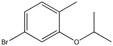 Structure of 4-Bromo-2-isopropoxy-1-methylbenzene