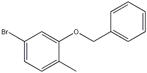 Structure of 1-BENZYLOXY-5-BROMO-2-METHYLBENZENE