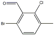 6-Bromo-2-chloro-3-methylbenzaldehyde结构式