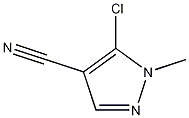 Structure of 5-chloro-1-methyl-1H-pyrazole-4-carbonitrile