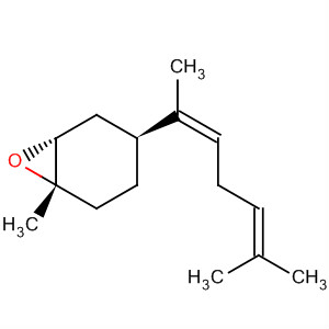 Structure of 7-Oxabicyclo[4.1.0]heptane,4-[(1Z)-1,5-dimethyl-1,4-hexadienyl]-1-methyl-, (1S,4S,6R)-
