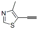 Structure of Thiazole,  5-ethynyl-4-methyl-