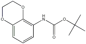 Structure of tert-butyl (2,3-dihydrobenzo[b][1,4]dioxin-5-yl)carbamate
