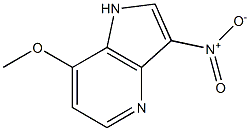 7-methoxy-3-nitro-1h-pyrrolo[3,2-b]pyridine结构式
