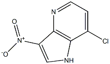 7-chloro-3-nitro-1h-pyrrolo[3,2-b]pyridine结构式