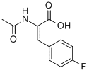 p-Fluoro-α-acetamidocinnamic Acid结构式