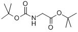 Structure of BOC-GLYCINE TERT-BUTYL ESTER