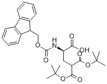 Structure of FMOC-D-GLA(OTBU)2-OH