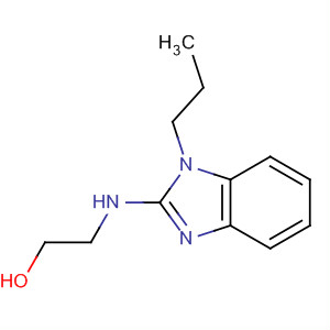 Structure of Ethanol, 2-[(1-propyl-1H-benzimidazol-2-yl)amino]-