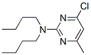 Structure of 2-DIBUTYLAMINO-4-CHLORO-6-METHYLPYRIMIDINE