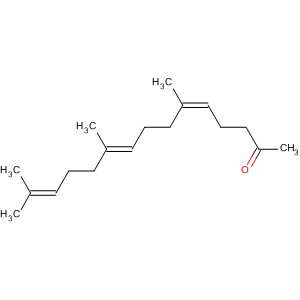 Structure of 5,9,13-Pentadecatrien-2-one, 6,10,14-trimethyl-, (Z,E)-