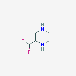 Structure of 2-(difluoromethyl)piperazine