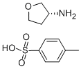 Structure of R(+)-3-AMINOTETRAHYDROFURAN TOLUENE-4-SU