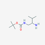 Structure of (2-Amino-3-Methylbutyl)carbamic Acid Tert-Butyl Ester