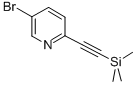 Structure of 5-BROMO-2-[2-(TRIMETHYLSILYL)ETHYNYL]PYRIDINE