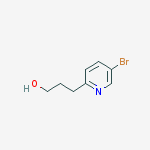 Structure of 3-(5-bromopyridin-2-yl)propan-1-ol