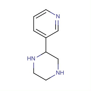 Structure of Piperazine, 2-(3-pyridinyl)-